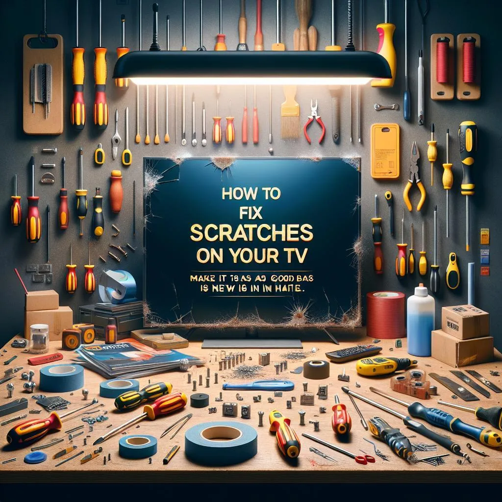 Jak opravit škrábance na televizi: Obraz jako nový během chvilky