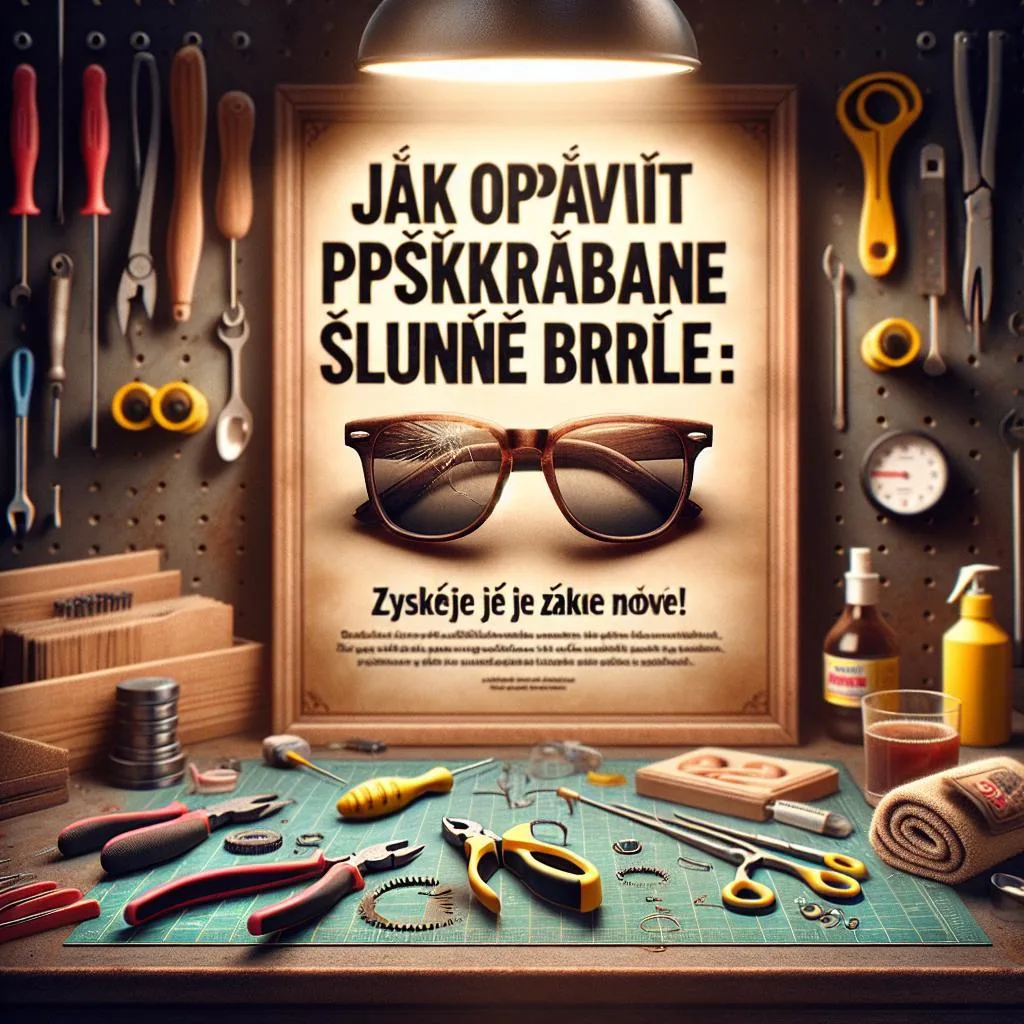 Jak opravit poškrábané sluneční brýle: Získejte je jako nové!