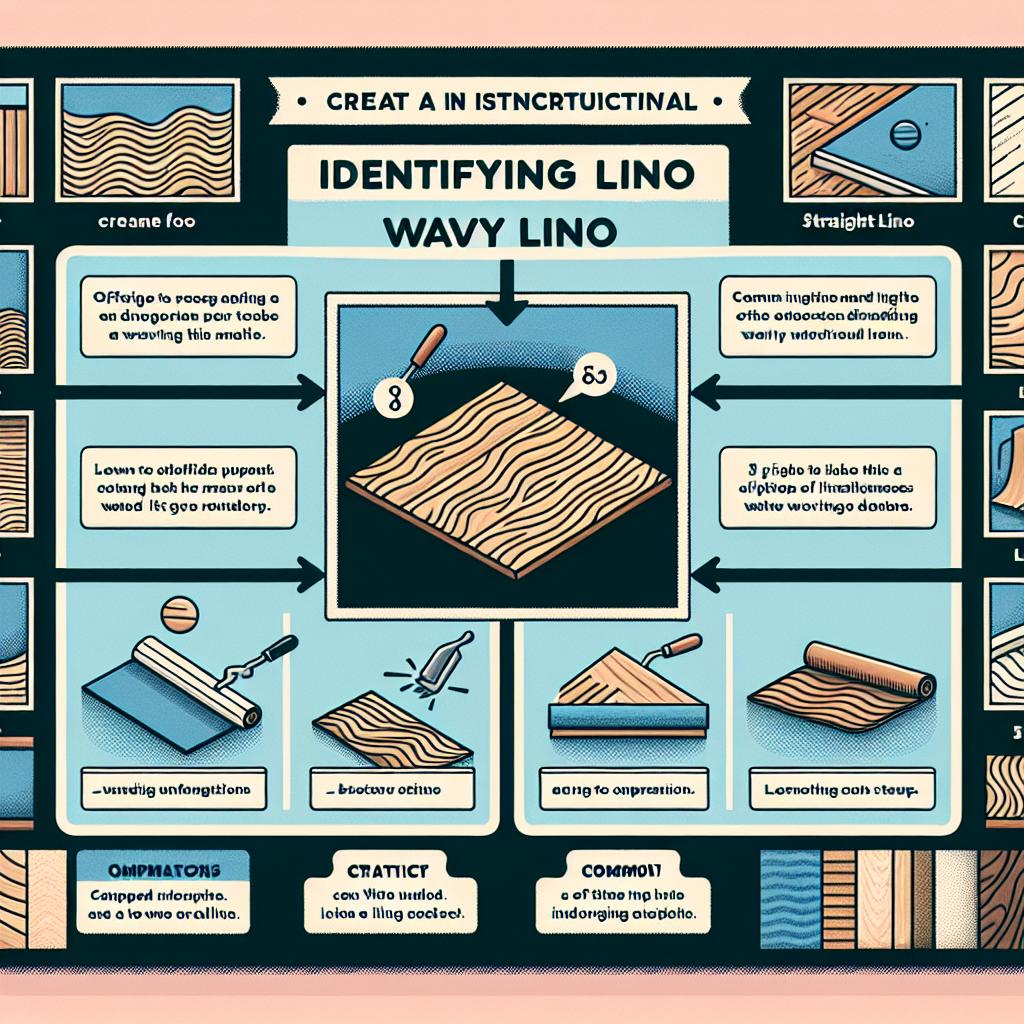 Jak identifikovat zvlněné lino