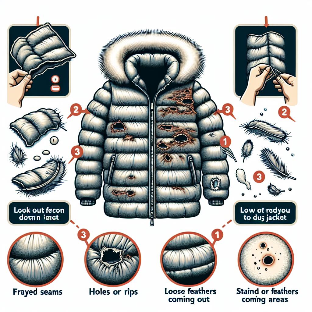 Jak opravit roztrženou péřovou bundu: Nezbytné rady pro každého majitele! 2 Jak rozpoznat poškození péřové bundy