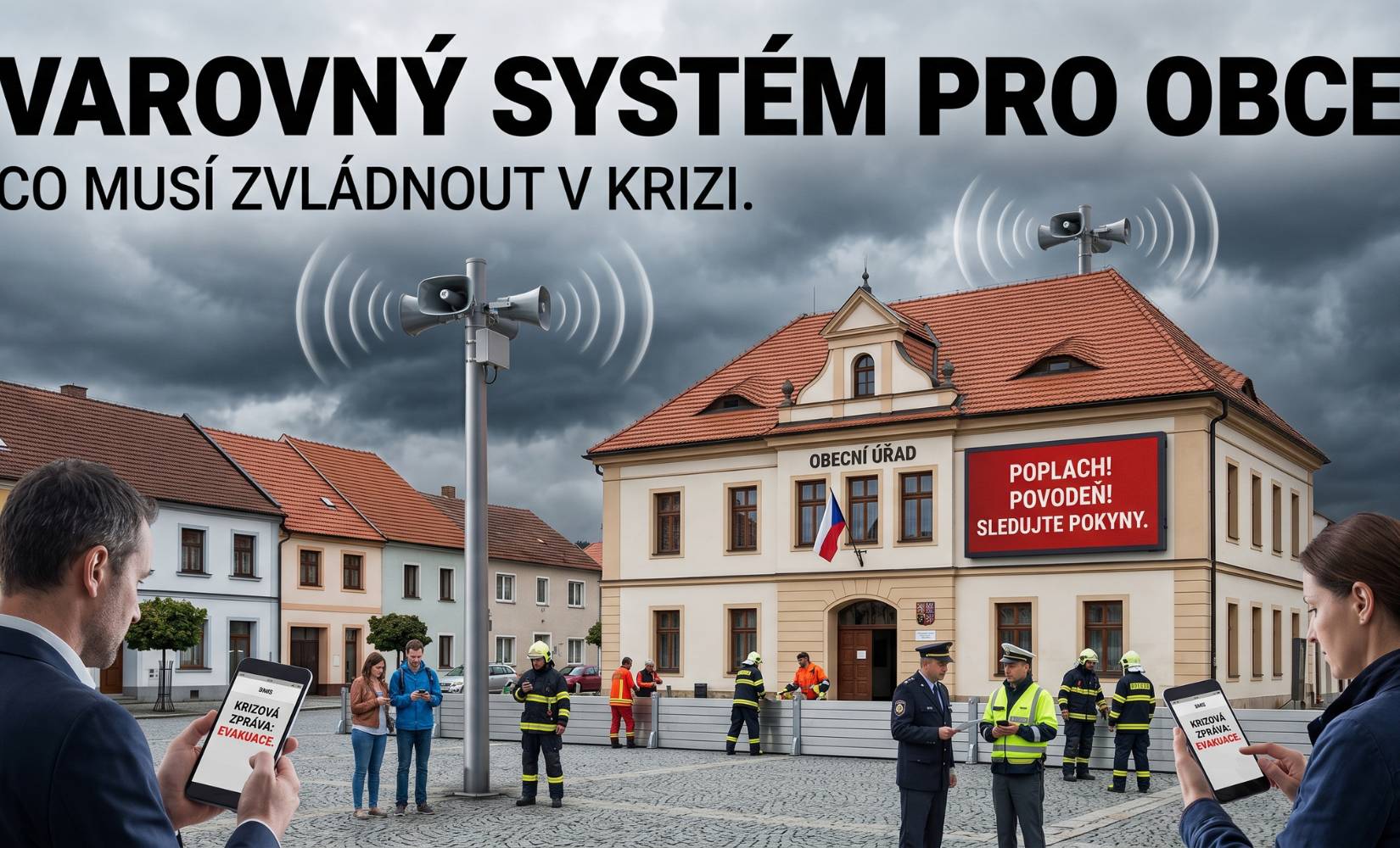 Varovný systém pro obce: co musí zvládnout, když přijde krize