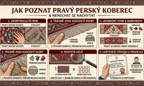 Jak poznat pravý perský koberec a nenechat se nachytat