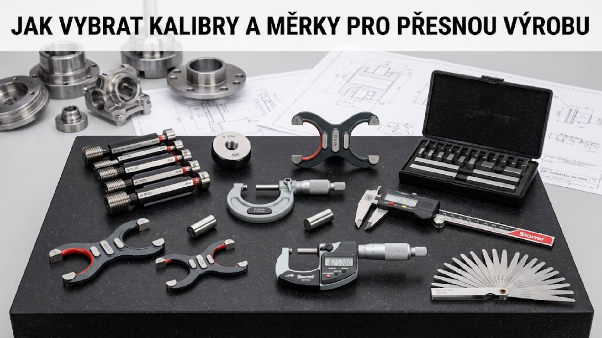 Jak vybrat kalibry a měrky pro přesnou výrobu