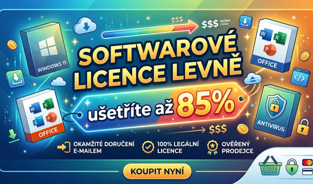 Softwarové licence levně: ušetříte až 85% 1 softwarove licence levne
